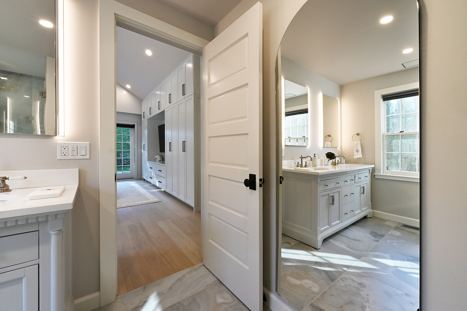 Southampton village master bathroom